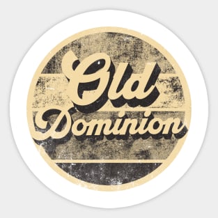 Old Dominion art drawing Sticker